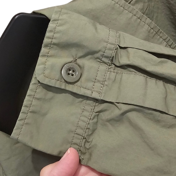 H&M Army Green Men's Shirt Jacket - Picture 5 of 9